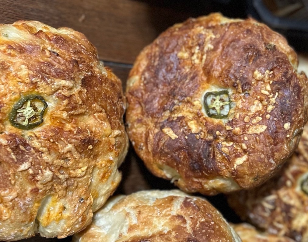 Jalapeño cheddar bread from Cozy Acres Bakery